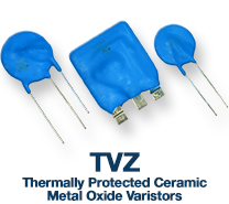 Thermally Protected Ceramic Metal Oxide Varistors